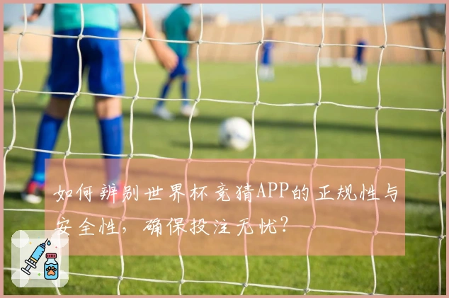 如何辨别世界杯竞猜APP的正规性与安全性，确保投注无忧？